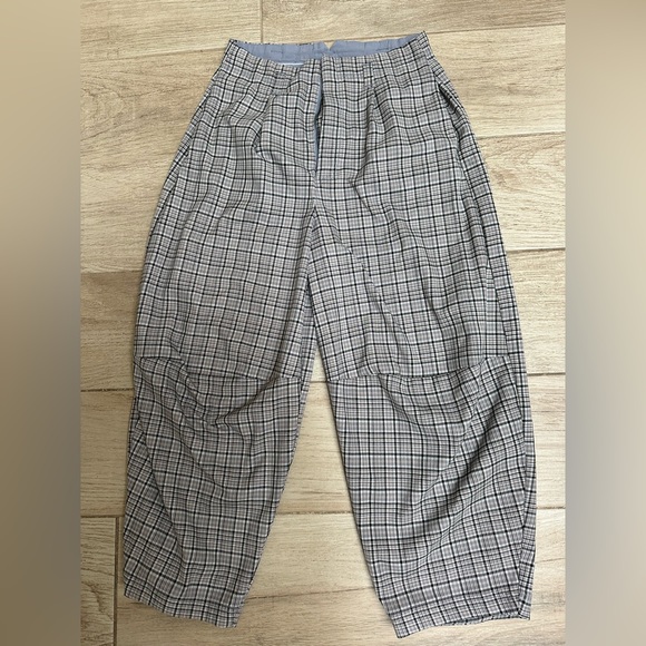 Free People Turning Point Checkered Pants - Picture 2 of 6